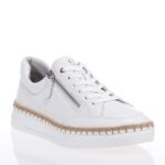 TAMARIS 23768-42 ΛΕΥΚΑ SNEAKERS ΔΕΡΜΑΤΙΝΑ