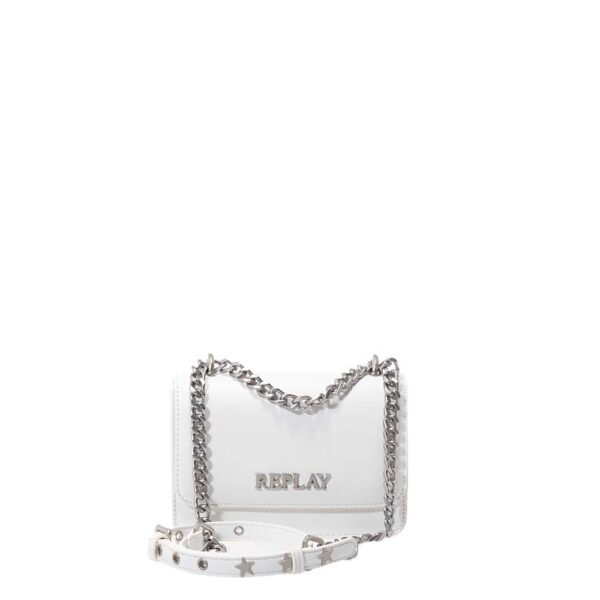 REPLAY ΓΥΝΑΙΚΕΙΑ ΤΣΑΝΤΑ CROSSBODY ΛΕΥΚΗ