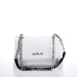 REPLAY FW3575-000-A0419B-001 CROSSBODY ΤΣΑΝΤΑ ΛΕΥΚΗ