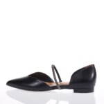 TOUTOUNIS 190804 BLACK LEATHER BALLERINAS