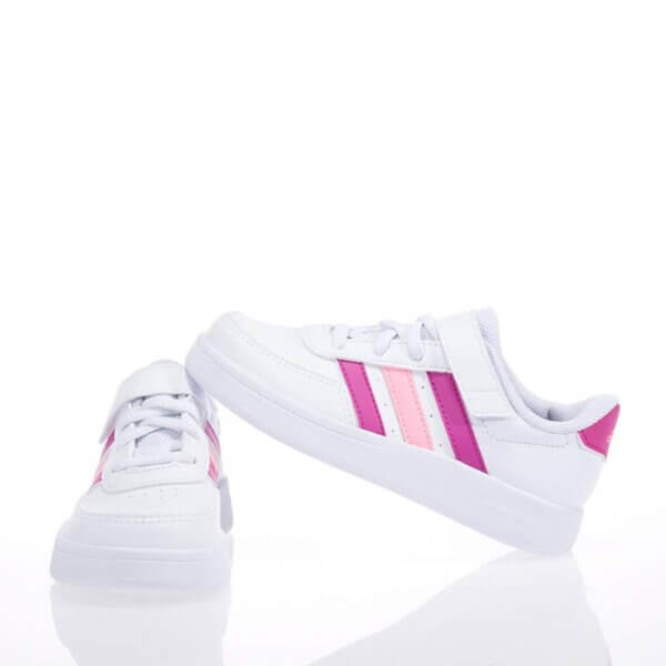 ADIDAS BREAKNET 2.0 EL K HP8966 WHITE-FUCHSIA