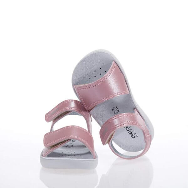 GEOX B455TB SANDALS WITH VELCRO PINK
