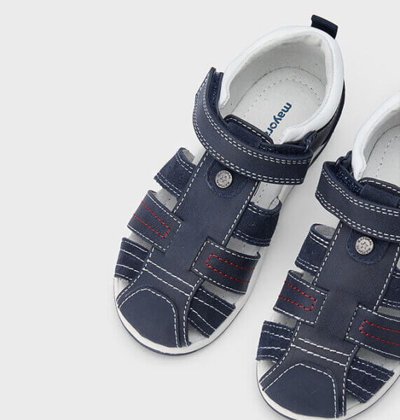 MAYORAL 45585 BLUE CLOSED SANDALS WITH VELCRO