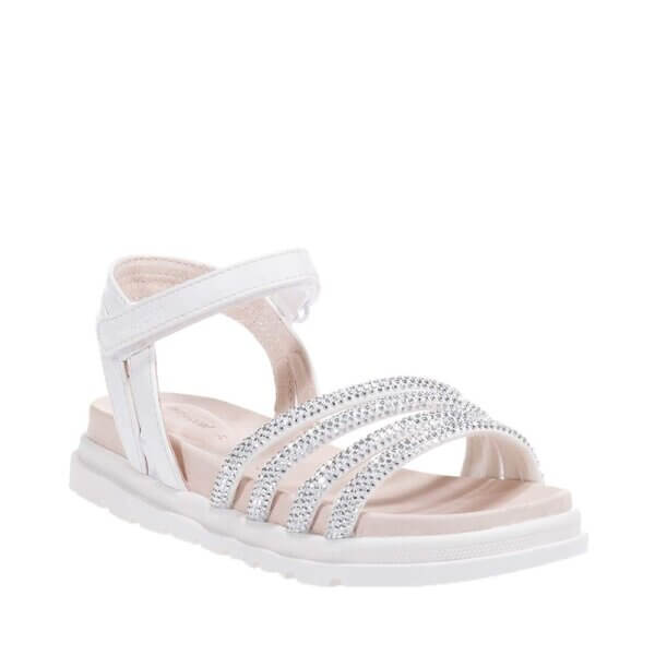 MAYORAL 47540 WHITE SANDALS WITH VELCRO