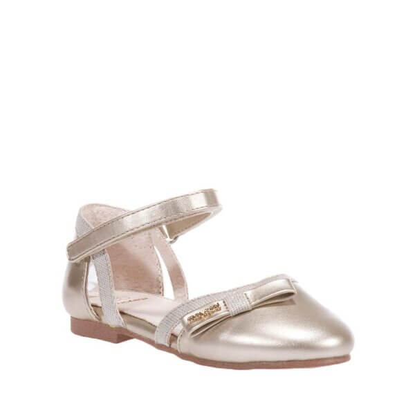 MAYORAL 43533 BALLERINAS WITH VELCRO GOLD
