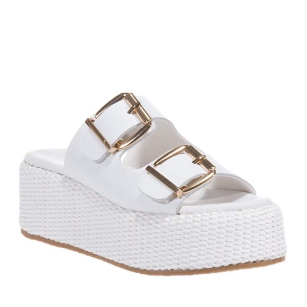 MARIELLA FABIANI 2421-05 WHITE MULES PASSHA