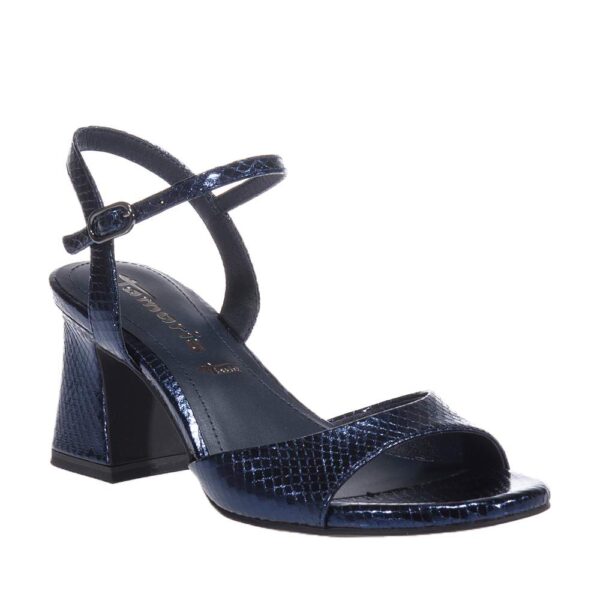 TAMARIS 28056-42 BLUE METALLIC SANDALS