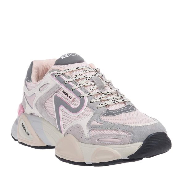 REPLAY DESTINY W MIX2 RS9N0002T GRAY-PINK SNEAKERS
