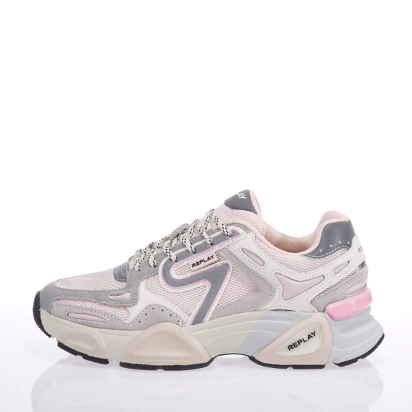 REPLAY DESTINY W MIX2 RS9N0002T GRAY-PINK SNEAKERS
