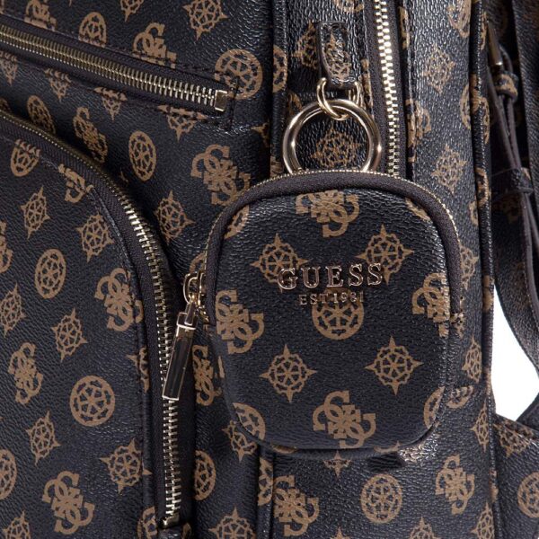GUESS POWER PLAY LARGE HWPG9006330 BACKPACK ΚΑΦΕ