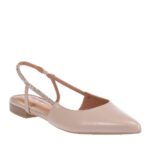 TOUTOUNIS 190600 WHITE PEARL LEATHER BALLERINAS