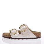 BIRKENSTOCK ARIZONA ΓΥΝΑΙΚΕΙΑ SLIDES ΛΕΥΚΟ ΠΕΡΛΕ