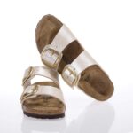 BIRKENSTOCK ARIZONA ΓΥΝΑΙΚΕΙΑ SLIDES ΛΕΥΚΟ ΠΕΡΛΕ