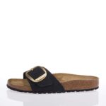 BIRKENSTOCK MADRID BIG BUCKLE ΓΥΝΑΙΚΕΙΑ SLIDES ΛΕΥΚΟ ΠΕΡΛΕ