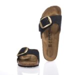 BIRKENSTOCK MADRID BIG BUCKLE ΓΥΝΑΙΚΕΙΑ SLIDES ΛΕΥΚΟ ΠΕΡΛΕ
