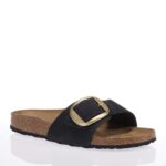 BIRKENSTOCK MADRID BIG BUCKLE ΓΥΝΑΙΚΕΙΑ SLIDES ΛΕΥΚΟ ΠΕΡΛΕ