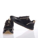 TAMARIS ΓΥΝΑΙΚΕΙΑ SNEAKERS ΜΑΥΡΑ-ΧΡΥΣΑ