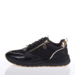 TAMARIS ΓΥΝΑΙΚΕΙΑ SNEAKERS ΜΑΥΡΑ-ΧΡΥΣΑ