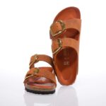 BIRKENSTOCK ARIZONA BIG BUCKLE ΓΥΝΑΙΚΕΙΑ SLIDES BURNT ORANGE
