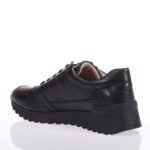 CAPRICE ΓΥΝΑΙΚΕΙΑ ΜΑΥΡΑ SNEAKERS ΔΕΡΜΑΤΙΝΑ