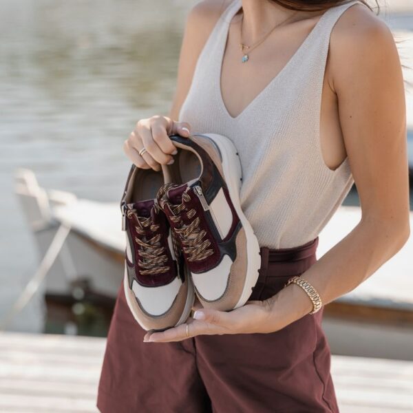 TAMARIS ΓΥΝΑΙΚΕΙΑ CAMEL COMB SNEAKERS