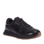 TAMARIS ΑΝΔΡΙΚΑ ΜΑΥΡΑ ΔΕΡΜΑΤΙΝΑ SNEAKERS ΔΕTA