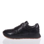 TAMARIS ΑΝΔΡΙΚΑ ΜΑΥΡΑ ΔΕΡΜΑΤΙΝΑ SNEAKERS ΔΕTA