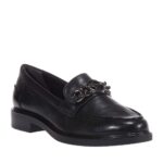 TAMARIS ΓΥΝΑΙΚΕΙΑ ΜΑΥΡΑ LOAFERS ΔΕΡΜΑΤΙΝΑ