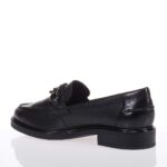 TAMARIS ΓΥΝΑΙΚΕΙΑ ΜΑΥΡΑ LOAFERS ΔΕΡΜΑΤΙΝΑ