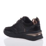 TAMARIS ΓΥΝΑΙΚΕΙΑ SNEAKERS ΜΑΥΡΟ-ΧΑΛΚΟΣ