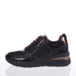 TAMARIS ΓΥΝΑΙΚΕΙΑ SNEAKERS ΜΑΥΡΟ-ΧΑΛΚΟΣ
