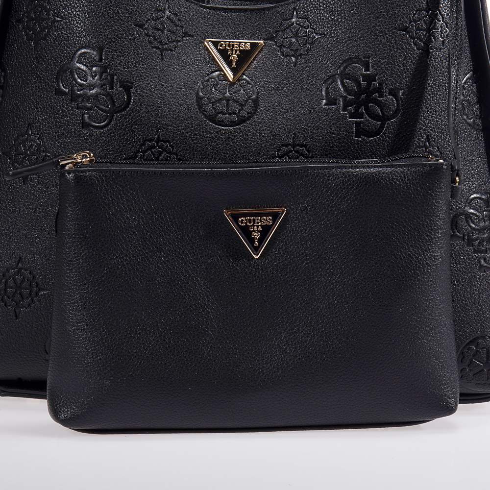 GUESS KEANDRA WOMEN'S SHOULDER BAG BLACK