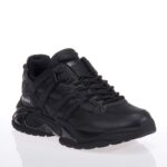 GUESS BELLUNO LOW ΑΝΔΡΙΚΑ SNEAKERS ΜΑΥΡΑ