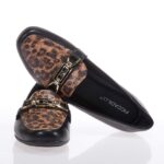 PICCADILLY ΓΥΝΑΙΚΕΙΑ LOAFERS ΜΑΥΡΑ-ΤΑΜΠΑ