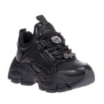 BUFFALO BINARY ICE ΓΥΝΑΙΚΕΙΑ SNEAKERS ΜΑΥΡΑ