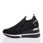 XTI ΓΥΝΑΙΚΕΙΑ SNEAKERS ΚΑΛΤΣΑ ΜΑΥΡΑ