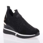 XTI ΓΥΝΑΙΚΕΙΑ SNEAKERS ΚΑΛΤΣΑ ΜΑΥΡΑ
