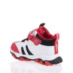 BULL BOYS ΠΑΙΔΙΚΑ HIGH SNEAKERS ΜΕ ΦΩΤΑΚΙΑ ΛΕΥΚΑ