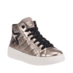 GEOX J MIKIROSHI ΠΑΙΔΙΚΑ SNEAKERS HIGH ΧΡΥΣΑ