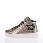 GEOX J MIKIROSHI ΠΑΙΔΙΚΑ SNEAKERS HIGH ΧΡΥΣΑ