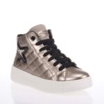 GEOX J MIKIROSHI ΠΑΙΔΙΚΑ SNEAKERS HIGH ΧΡΥΣΑ