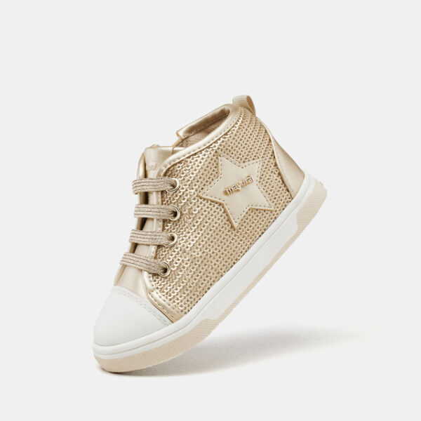 MAYORAL ΠΑΙΔΙΚΑ SNEAKERS HIGH ΧΡΥΣΑ