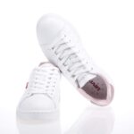 LEVIS AVENUE WHITE WOOD ROSE SNEAKERS