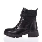 TAMARIS COMFORT ΓΥΝΑΙΚΕΙΑ ΔΕΡΜΑΤΙΝΑ ΜΠΟΤΑΚΙΑ ΜΑΥΡΑ