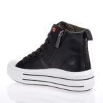 REFRESH ΓΥΝΑΙΚΕΙΑ ΜΑΥΡΑ SNEAKERS ΜΠΟΤΑΚΙΑ