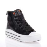 REFRESH ΓΥΝΑΙΚΕΙΑ ΜΑΥΡΑ SNEAKERS ΜΠΟΤΑΚΙΑ