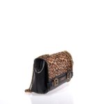 GUESS SESTRI ΓΥΝΑΙΚΕΙΑ CROSSBODY ΤΣΑΝΤΑ ΚΑΦΕ-ΜΑΥΡΟ
