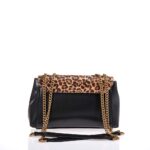 GUESS SESTRI ΓΥΝΑΙΚΕΙΑ CROSSBODY ΤΣΑΝΤΑ ΚΑΦΕ-ΜΑΥΡΟ