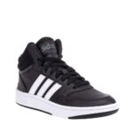 ADIDAS HOOPS 3.0 MID K ΠΑΙΔΙΚΑ ΜΠΟΤΑΚΙΑ ΜΑΥΡΑ
