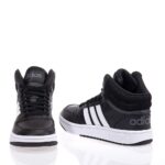 ADIDAS HOOPS 3.0 MID K ΠΑΙΔΙΚΑ ΜΠΟΤΑΚΙΑ ΜΑΥΡΑ